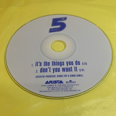 5ive / It's the Things You Do/Don't You Want It [Single]  (CD,) [DISC ONLY]