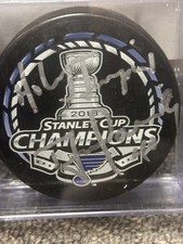 Darren Pang signed St Louis Blues 2019 Stanley Cup Championship Puck Holy Jumpin