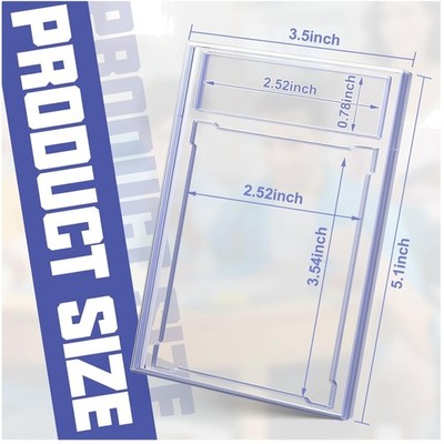 Acrylic Label Position Card Holders 50 Pcs#