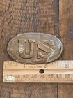 Union Civil War Army Early 1900s Late 1800s Made Belt Buckle L@@K!!!