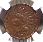 1908 "S" Indian Head Cent Penny 1c NGC MS62 BN #012 Unc Uncirculated ECC&C, Inc.