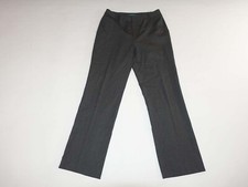 Lauren Ralph Lauren Women's Dress Pants Size 8 Gray Flat Front Wool 31" Inseam
