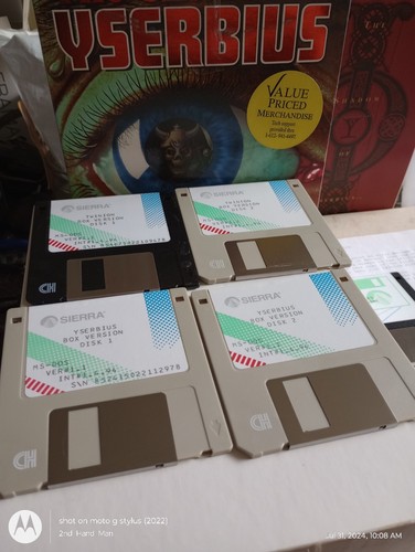1993 THE SHADOWS OF YSERBIUS 9, 3.25" DISCS (W/ ADD ON PATCH) ?COMPLETE? PC GAME - Picture 2 of 3
