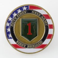 [182] US ARMY FIRST BRIGADE, Challenge Coin