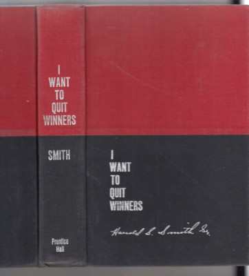 I WANT TO QUIT WINNERS-HAROLD SMITH-VEGAS GAMBLING-SIGNED 1ST/8TH 1964 HB-PHOTOS