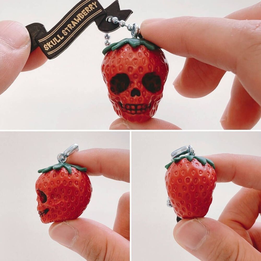 Berry Skull Keychain Charm Mystery Capsule Figure Blind Box Toy