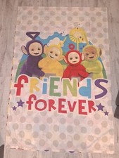 Vintage Teletubbies Reversible Twin Duvet Cover