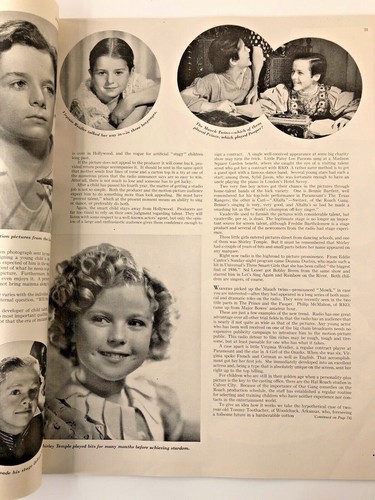 Ladies Home Journal Magazine Jan.1938 Great Fashion Shirley Temple Carl Switzer - Picture 2 of 7