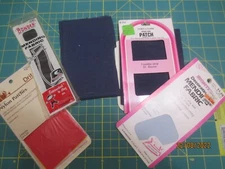 Mostly Vintage Iron on Mending kits -Nylon - Denim - Bondex -EZ Patches 