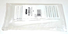 5 pack WAGO 209-566 Terminal Block Marker Numbers 1 thru 50 x 2 White  2090566