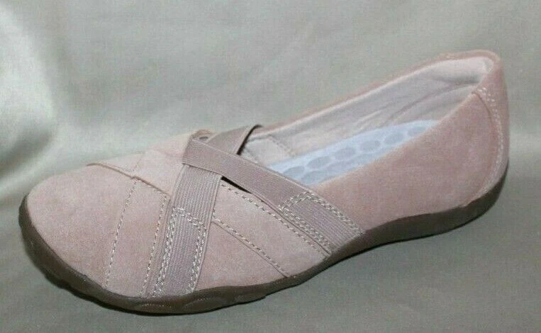 NEW CLARKS COLLECTION Womens Haley Jay Praline Suede Shoes Size
