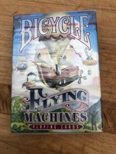 Bicycle Flying Machines Playing Cards SEALED New In Box Made In USA