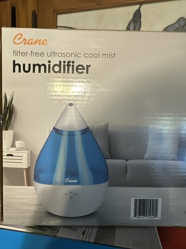 New. In The Box.Cool Mist Humidifier. Crane Humidifier Ultrasonic Air Cool Mist. - Picture 3 of 3