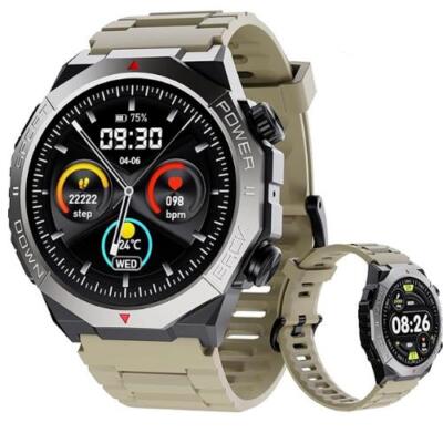 Smartwatch Damen Herren Armbanduhr Touchscreen iOS Android Telefonfunktion