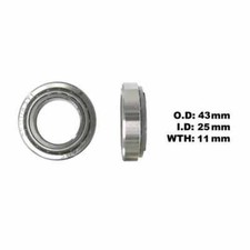 Taper Bearing 25x43x11.1 Fits Yamaha XT 125 82-83