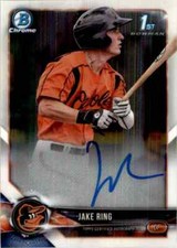 2018 Bowman Chrome Prospect Autographs Jake Ring RC Auto #CPA-JRI