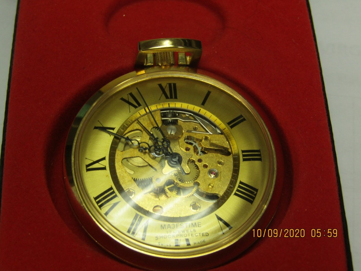 Montre à Gousset J. Chevalier Prestige - Swiss Made 17 Rubis - Mouvement Unitas 6498-1 - Or 53 Mm