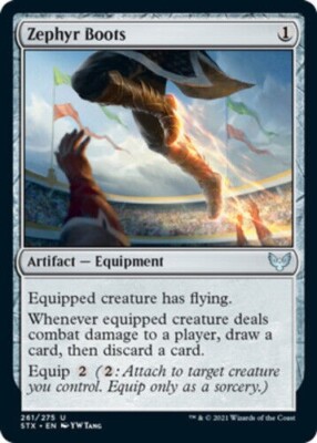 ZEPHYR BOOTS X 1 N/M STRIXHAVEN SCHOOL OF MAGES MAGIC THE GATHERING