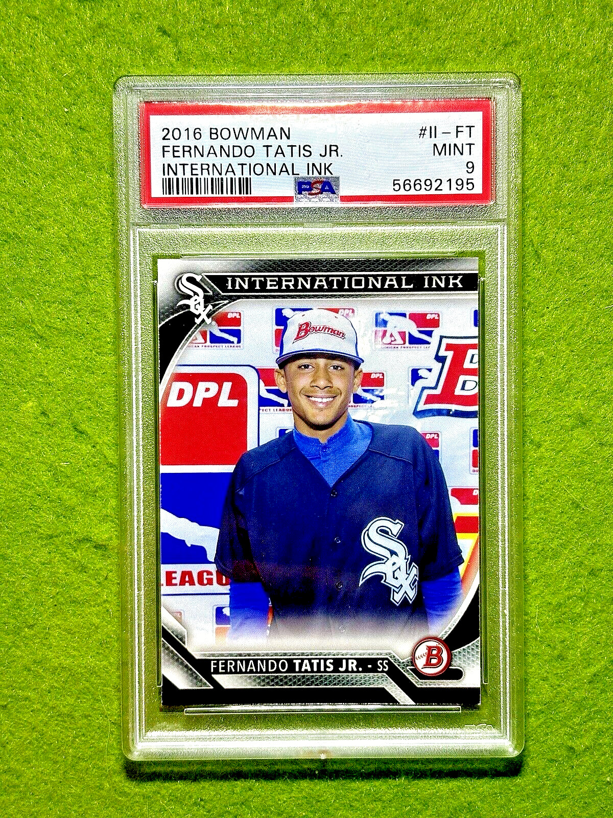 Fernando Tatis Jr PSA 9 ROOKIE CARD  2016 Bowman INTERNATIONAL INK Insert  DR RC