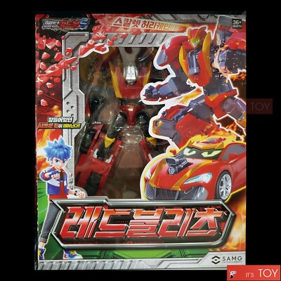 Metal Cardbot S RED BLITZ Redblitz Transforming Robot Figure Sports Car Toy 2024