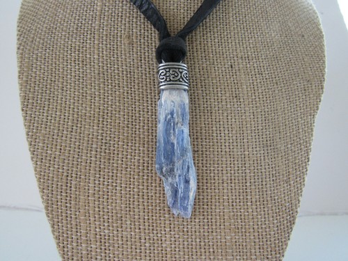 Blue Kyanite Pendant Crystal Kyanite Necklace Jewelry Boho Jewelry N2329