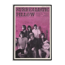 Jefferson Airplane Surrealistic Pillow Poster | 60s Psychedelic Rock Wall Art