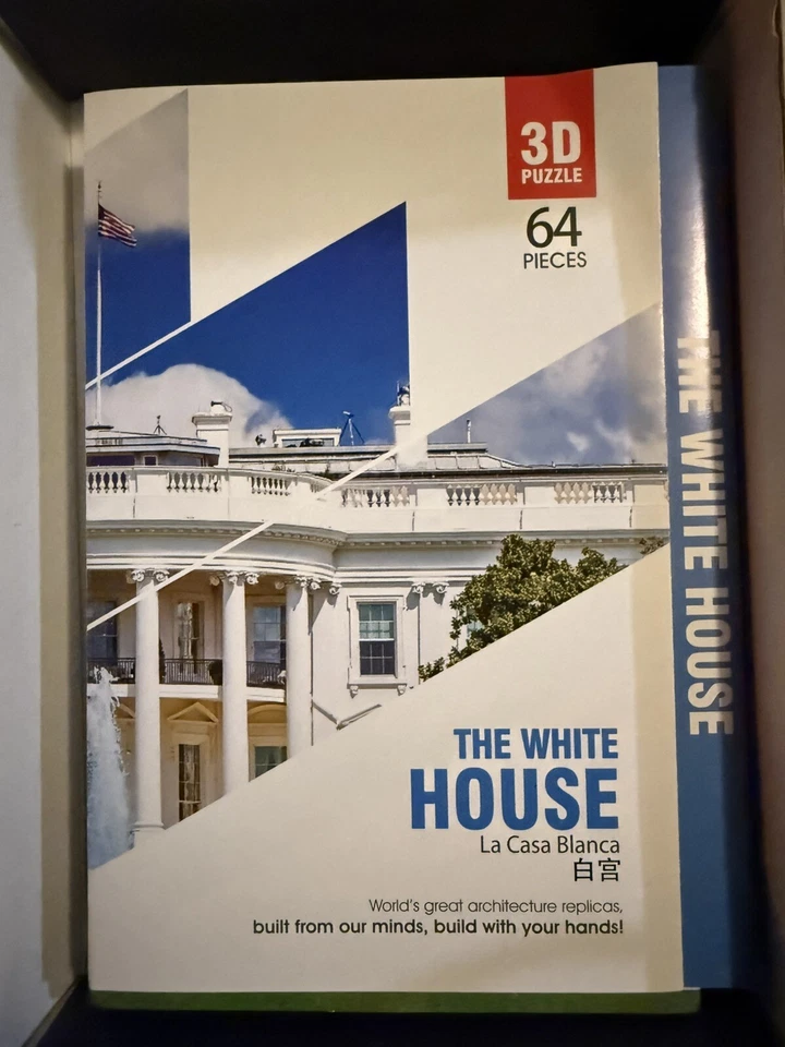 The White House Jigsaw Model CubicFun 3d Puzzles 64 Pieces - Image 3 of 4
