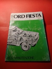 FORD Fiesta-Fiesta L-Sport-Ghia Libretto Uso e Manutenzione Originale 1976