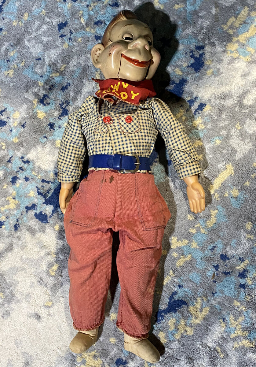Howdy Doody 1950's Ventriloquist Doll - Sleep Eyes - 19 Howdy Doody 1950's Ventriloquist Doll - Sleep Eyes - 19
