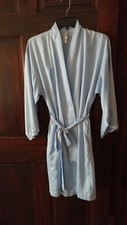 Natori Cruz Night Gown Robe Set Small Light Blue Negligees Intimates Pajamas