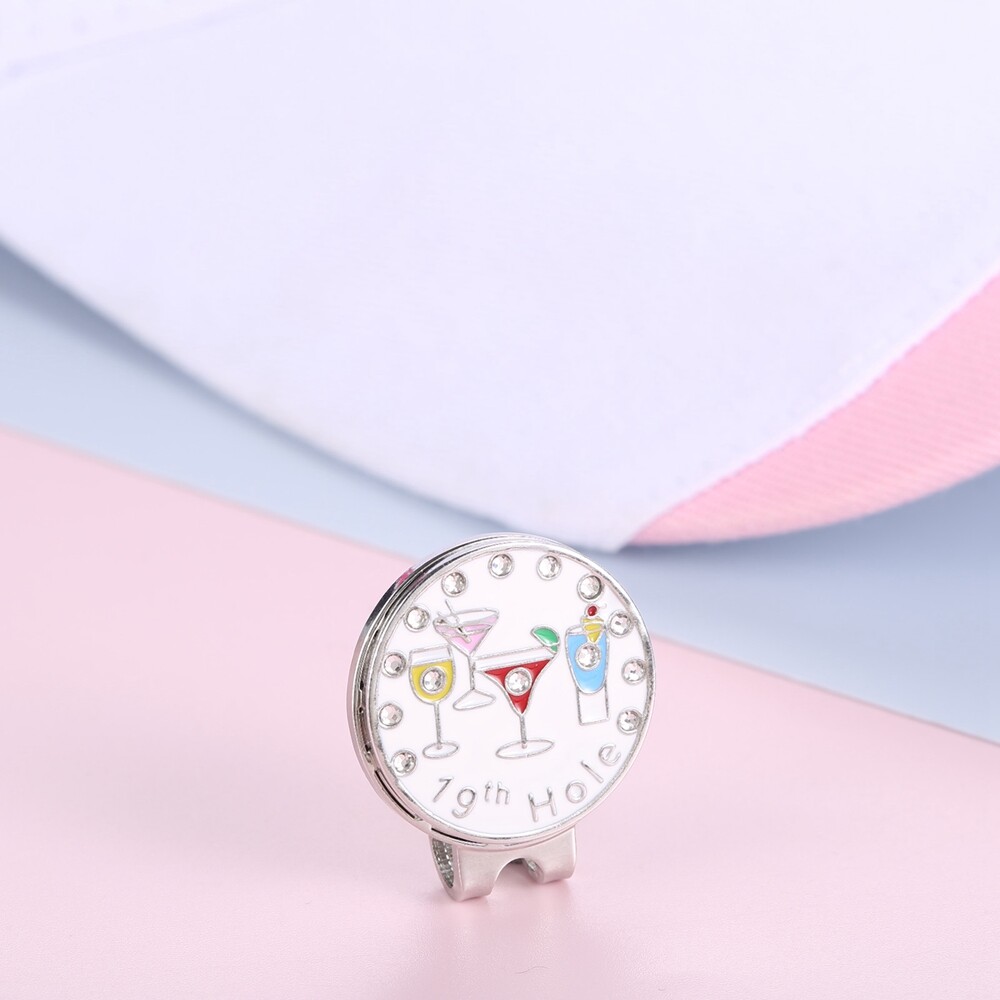 1x Golf Ball Marker with Hat Clip 24mm/0.94in For Ball Marker Golf Gifts Replace