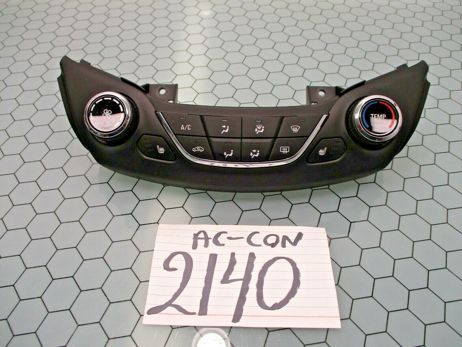 2016 2017 Chevrolet Cruze AC and Heater Control Used Stock #2140-AC 