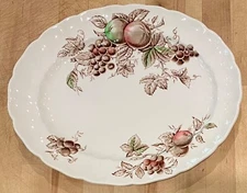 Johnson Brothers Harvest Time Oval Serving Platter 11-3/4"