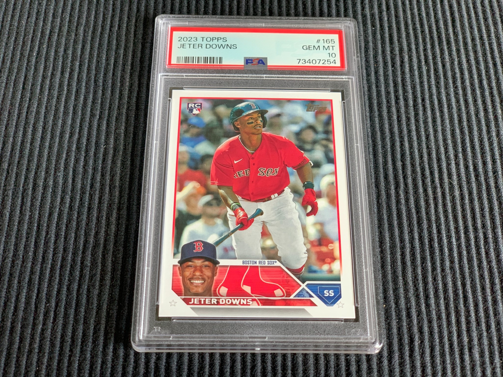 2023 TOPPS SERIES 1 #165 JETER DOWNS *ROOKIE PSA 10 GEM MINT* RED SOX