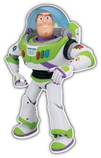Buzz Toy Story Cartoon Car Bumper Sticker Decal- 3'' or 5''