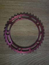 OLD SCHOOL BMX ORIGINAL 80s SHIMANO 39 TOOTH GEAR RED CHAINRING SPROCKET