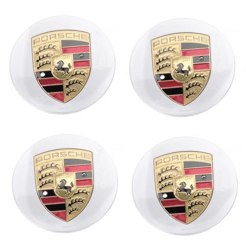 GENUINE PORSCHE 2023 718 Cayman 718 Boxster 4 Colored Center Caps 000