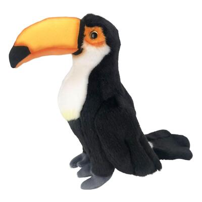 Realistischer Tukan Vogel Plüschpuppe Spielzeug Cartoon kreativ für Jungen Mädchen Geschenke