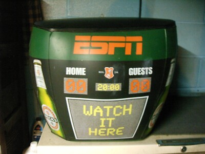 BECK'S GERMAN BEER INFLATABLE ESPN SCOREBOARD CUBE | eBay