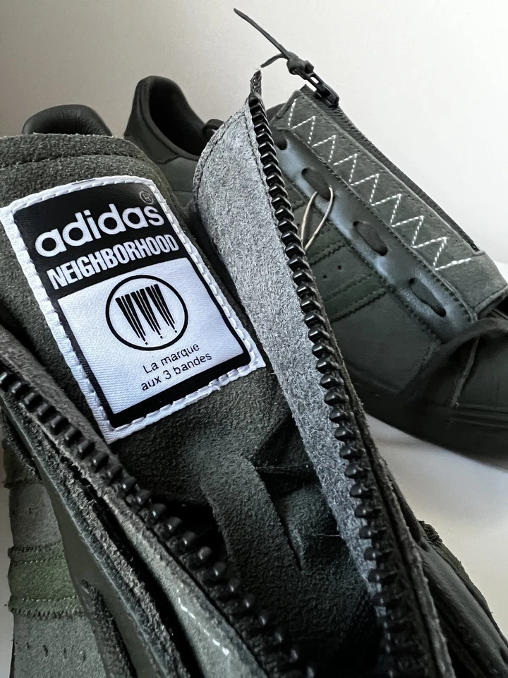 Adidas Superstar 80s x Neighborhood  Size:Uk 10 - Image 4 of 4