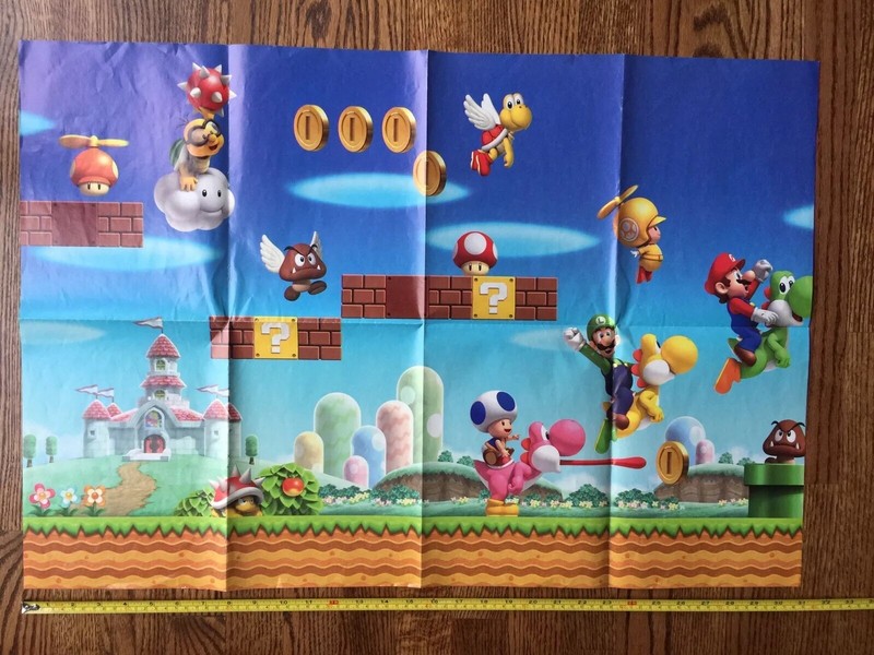 Super Mario Bros Poster 1990’s