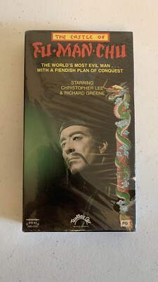 The Castle Of Fu-Man-Chu  World's Most Evil Man- VHS- 1980. Rare.