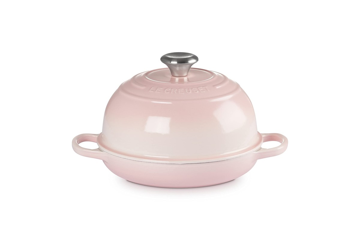 Le Creuset Bread Oven 24cm (9.4 inch) Shell Pink color knob Home