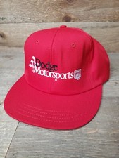 Dodge Motorsports Red Snapback Cap Hat NOS Made In USA