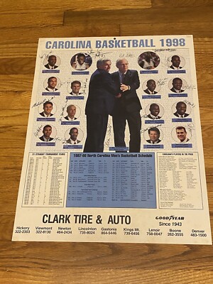 College Basketball 1997 Unc Basketball Roster 1997 North Carolina