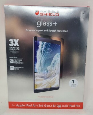 Zagg Invisible Shield Glass Screen Protector For Apple ipad