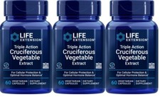 Triple Action Cruciferous Vegetable Extract, 3X60 Veg Caps Life Extension DIM