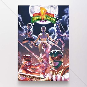 Poster Toile Power Rangers Mighty Morphin – Art Mural Comic #7787