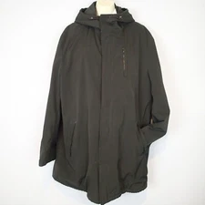 Jil Sander Jacket Coat  Size 52 R  olive green zip hood parka