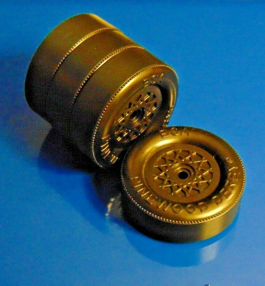 Quality Pinewood Derby Wheels Mixed Mold Numbers LATHE TREAD RACE READY